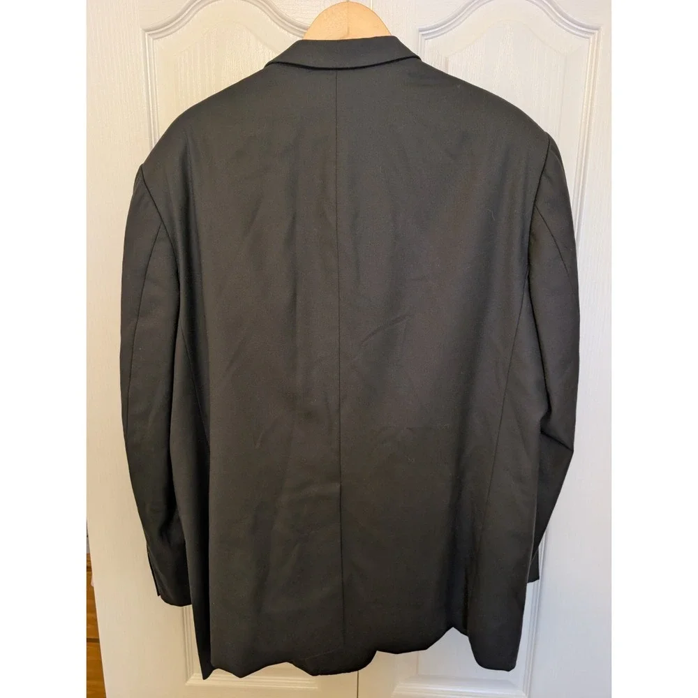Hilton Mens Black Suit Made In Italy